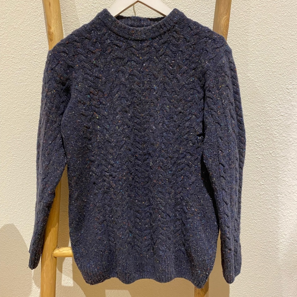 John Dolan Donegal Sweater (note damage)